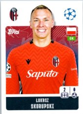 2024-25 Topps Champions League 114 Łukasz Skorupski (Bolonia FC 1909)