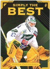 Legendary Cards Simply The Best 9 Roman Čechmánek 1998 Utkání hvězd Východ