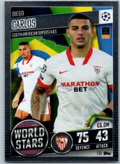 fotbalová kartička 2020-21 Topps Match Attax 101 Champions League World Star 138 Diego Carlos Sevilla FC