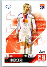 Fotbalová kartička 2024-25 Topps Match Attax EXTRA UEFA Club Competitions UWCL Cards 152.  Ada Hegerberg (Olympique Lyonnais)