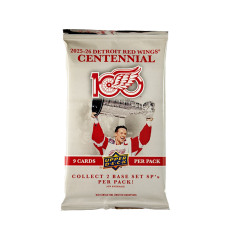 2025-26 Upper Deck Detroit Red Wings Centennial Hobby Balíček