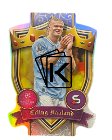 Fotbalová kartička 2023-24 Topps Superstars UEFA Club Competitions UCL Royalty ROY-2 Erling Haaland (Manchester City)
