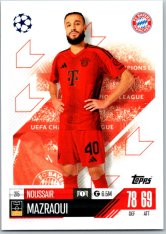 fotbalová kartička 2024-25 Topps Match Attax UEFA Club Competitions 215 Noussair Mazraoui (FC Bayern München)