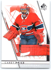 2022-23 Upper Deck SP Authentic 31 Carey Price - Montreal Canadiens