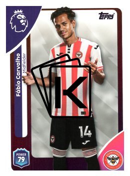 fotbalová kartička 2025-26 Topps  Premier League 64 Fábio Carvalho (Brentford)