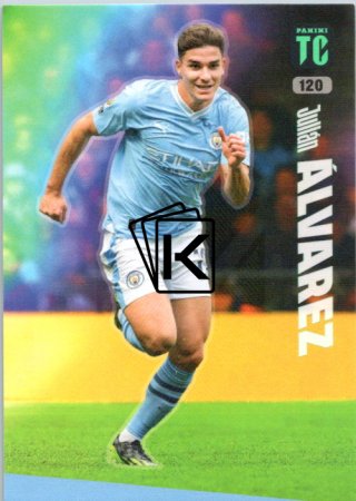 fotbalová karta Panini Top Class 120  Julián Álvarez (Manchester City)