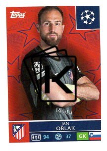 2025-26 Topps Champions League Atlético Madrid 114 Jan Oblak