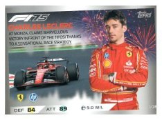 2025 Topps Turbo Attax F1 Scuderia Ferrari HP  Epic Moments  108 Charles Leclerc