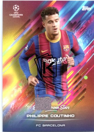 fotbalová kartička 2021 Topps O Jogo Bonito South American Stars Philippe Coutinho FC Barcelona