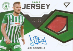 fotbalová kartička 2021-22 SportZoo Fortuna Game Jersey GJ-JB Jiří Bederka Bohemians Praha Autograph 15/25