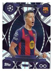 fotbalová kartička 2025-26 Topps Match Attax UCC Infinity IN4 Robert Lewandowski (FC Barcelona)