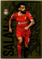 fotbalová kartička 2024-25 Topps Match Attax UEFA Club Competitions Topps Gold Edge Edition GE4 Mohamed Salah (Liverpool)