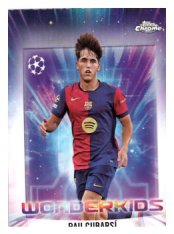 fotbalová kartička 2024-25 Topps Chrome Wonderkids 13 - Pau Cubarsí