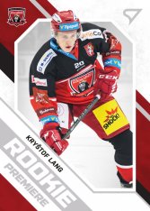 hokejová kartička 2021-22 SportZoo Tipsport Extraliga Serie 2 Rookie Premiere  RP-17 Kryštof Lang HC Mountfield Hradec Králové