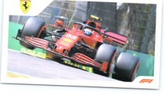 samolepka 2021 Topps Formule 1 Widescreen 127 Carlos Sainz Ferrari