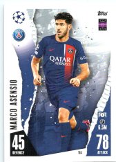 Fotbalová kartička 2023-24 Topps Match Attax UEFA Club Competitions 184 Marco Asensio Paris Saint-Germain