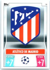 fotbalová kartička 2021-22 Topps Match Attax UEFA Champions League 190 Atletico de Madrid Logo