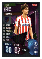 Fotbalová kartička 2019-2020 Topps Match Attax Champions League Super Squad Joao Felix SS14 Aletico de Madrid