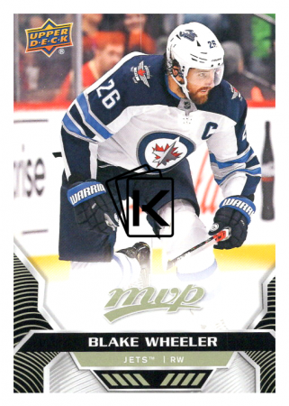 2020-21 UD MVP 105 Blake Wheeler - Winnipeg Jets
