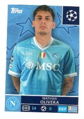 2025-26 Topps Champions League  SSC Napoli 428 Mathias Olivera