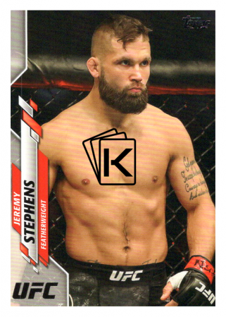 2020 Topps UFC 46 Jeremy Stephens - Featherweight