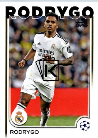 fotbalová kartička 2024-25 Topps UEFA Club Competitions Flagship 48 Rodrygo Real Madrid CF