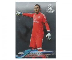 Fotbalová kartička Topps Chrome 2017-18 Champions League 61 Keylor Navas – Real Madrid CF