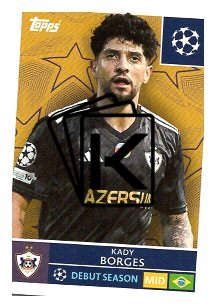 2025-26 Topps Champions League  Qarabağ FK 548 Kady Borges