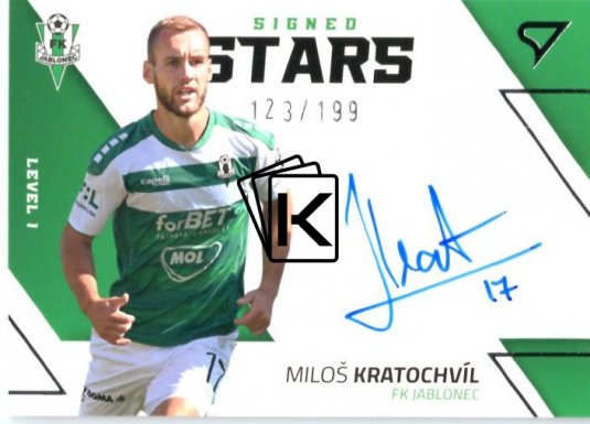 2022-23  Sprotzoo Fortuna Liga Singed Stars Level 1 Miloš Kratochvíl FK Jablonec