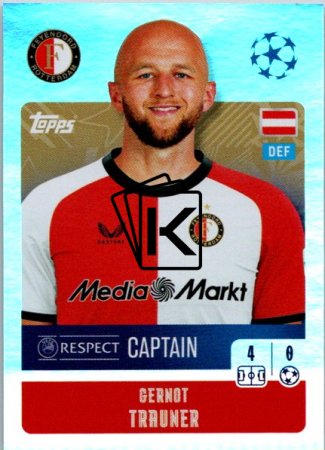 2024-25 Topps Champions League 209 Gernot Trauner(Feyenoord)