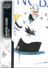 hokejová karta 2021-22 UD Series One 150 Martin Jones - San Jose Sharks