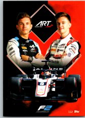 2021 Topps Formule 1 Turbo Attax 112 Team Card ART Grand Prix