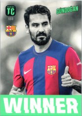 fotbalová karta Panini Top Class  183  Ilkay Gündogan (FC Barcelona)