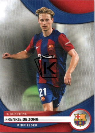 2023-24 Topps FC Barcelona team set 12 Frenkie De Jong