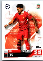 fotbalová kartička 2024-25 Topps Match Attax UEFA Club Competitions  61 Luis Diaz (Liverpool)