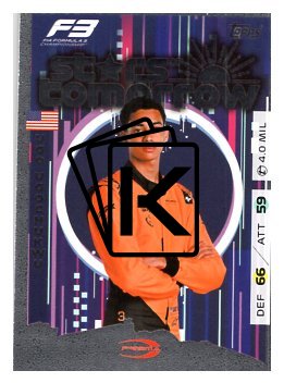 2025 Topps Turbo Attax F1 Prema Racing Stars of Tomorrow HP 242 Ugo Ugochuwu