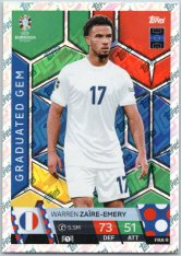 fotbalová karta Topps Match Attax EURO 2024 FRA9 Warren Zaïre-Emery (France)  -  Graduated Gem