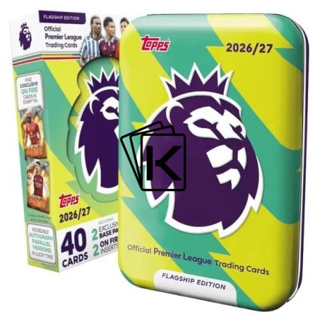 2026-27 Topps Premier League Flaghsip Mega Tin 3 ( Zelená)