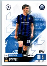 fotbalová kartička 2024-25 Topps Match Attax UEFA Club Competitions 301 Benjamin Pavard (FC Internazionale Milano)
