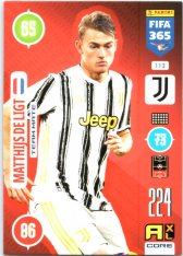 fotbalová karta Panini Adrenalyn XL FIFA 365 2021 Team Mate 112 Matthijs de Ligt Juventus