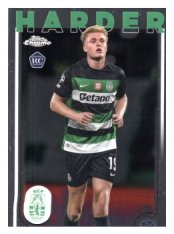 fotbalová kartička 2024-25 Topps Chrome 177 Conrad Harder, Sporting Clube de Portugal RC