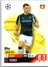 Fotbalová kartička 2024-25 Topps Match Attax EXTRA UEFA Club Competitions Away Kit 66.  Granit Xhaka (Bayer 04 Leverkusen)