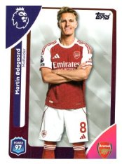 fotbalová kartička 2025-26 Topps  Premier League 10 Martin Ødegaard (Arsenal)