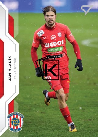 fotbalová kartička SportZoo 2020-21 Fortuna Liga Serie 2 řadová karta 297 Jan Hladík  FC Zbrojovka Brno