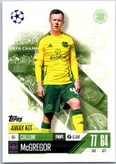 Fotbalová kartička 2024-25 Topps Match Attax EXTRA UEFA Club Competitions Away Kit 80.  Callum McGregor (Celtic FC)