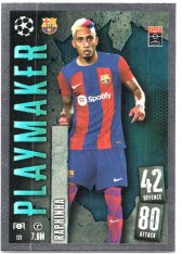 Fotbalová kartička 2023-24 Topps Match Attax UEFA Club Competitions 131 Raphinha FC Barcelona