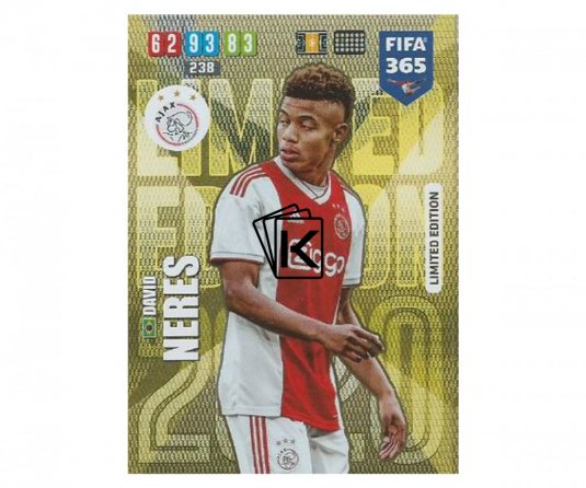 Fotbalová kartička Panini FIFA 365 – 2020 Limited Edition David Neres AFC Ajax