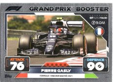 2022 Topps Formule 1Turbo Attax F1 Grand Prix Booster Cards 322 Pierre Gasly (Scuderia AlphaTauri)