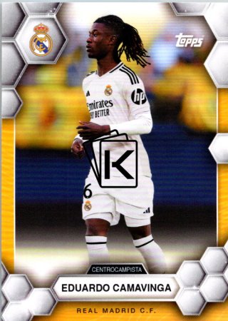 fotbalová kartička 2024-25 Topps Real Madrid CF Fan Set 11 Eduardo Camavinga
