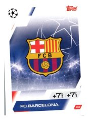 fotbalová kartička 2025-26 Topps Match Attax UCC 100 Team Logo (FC Barcelona)